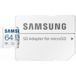Карта памяти Samsung microSD EVO Plus 64 ГБ