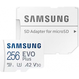 Карта памяти Samsung microSD EVO Plus 256 ГБ