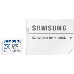 Карта памяти Samsung microSD EVO Plus 256 ГБ