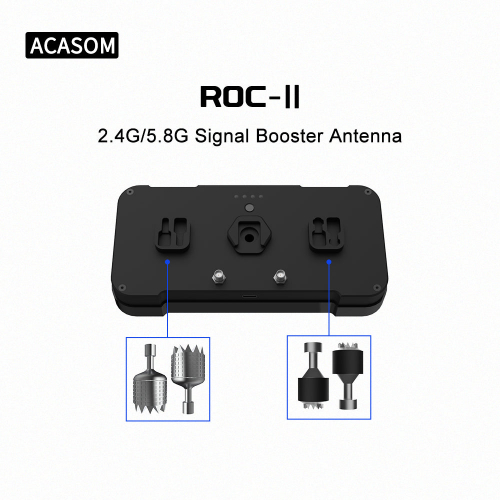 Двухдиапазонный суперусилитель сигнала 2.4/5.8 ГГц 5 Вт ROC-2 с аксессуарами