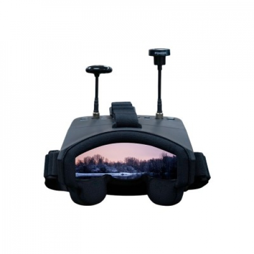 5.8G FPV Очки 40CH с двойным приемником, аккумулятором и DVR