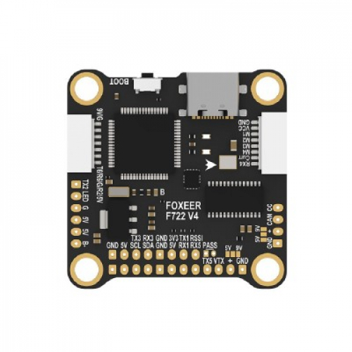 Полётный контроллер F722 с поддержкой X8 и разъёмом Type-C для DJI Foxeer F722 V4 для FPV-дронов