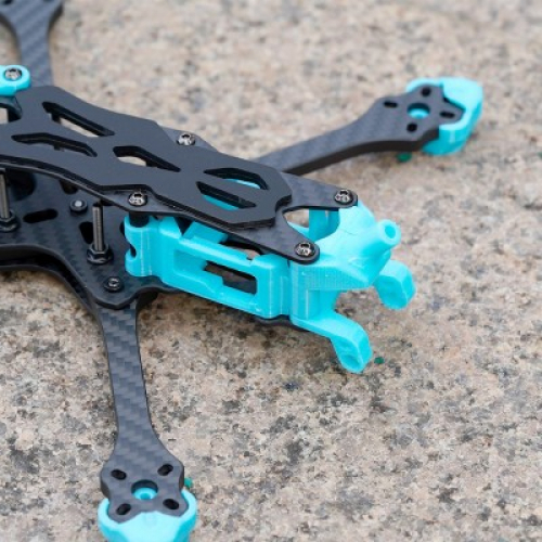 Фристайл рама для FPV-дрона 5 дюймов MEGA с поддержкой O3, Analog, Vista, HDZero и Walksnail Foxeer