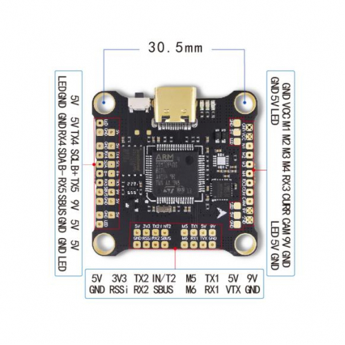 Полётный контроллер HAKRC 4530D для FPV-дронов