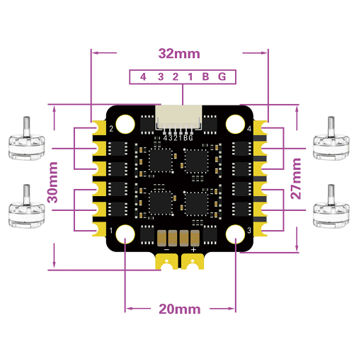 BLS 25A 4IN1 ESC
