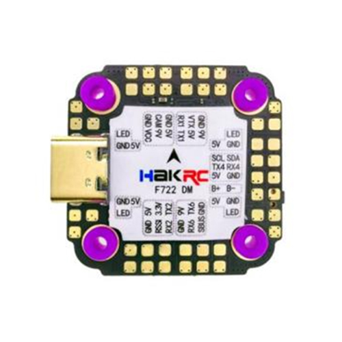 Мини стек полётного контроллера F7 с регулятором скорости 40A HAKRC для FPV-дронов