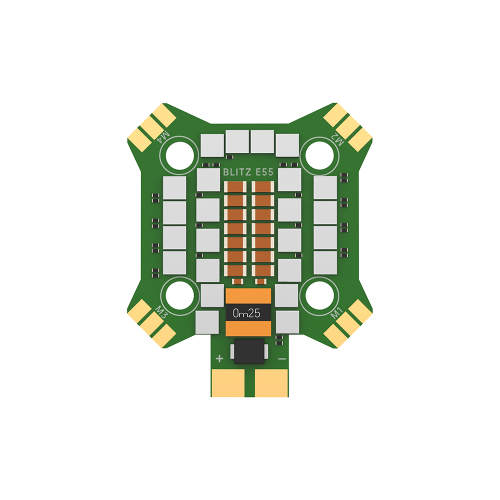 BLITZ Mini E55 4-в-1 ESC 2–6S 55A G071 20×20 мм