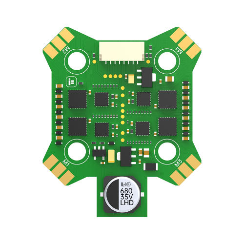 BLITZ Mini E55S 4-в-1 ESC 55A 2–6S 20×20 для FPV-дронов