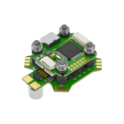 Мини стек полётного контроллера F7 V1.2 с регулятором скорости Mini E55S 4-в-1 55A 2–6S 20×20 мм BLITZ Mini для FPV-дронов