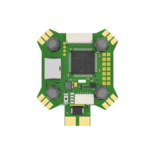 Мини стек полётного контроллера F7 V1.2 с регулятором скорости Mini E55S 4-в-1 55A 2–6S 20×20 мм BLITZ Mini для FPV-дронов