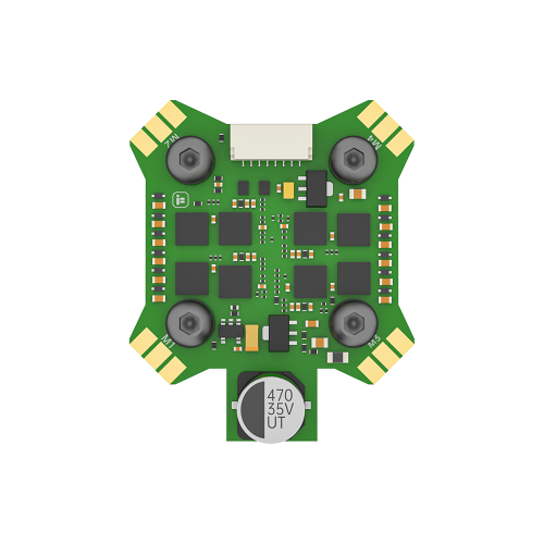Мини стек полётного контроллера F7 V1.2 с регулятором скорости Mini E55S 4-в-1 55A 2–6S 20×20 мм BLITZ Mini для FPV-дронов