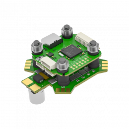 Мини стек полётного контроллера F745 с регулятором скорости Mini E55 4-в-1 55A 2–6S 20×20 мм BLITZ Mini