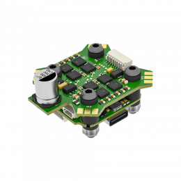 Мини стек полётного контроллера F745 с регулятором скорости Mini E55 4-в-1 55A 2–6S 20×20 мм BLITZ Mini
