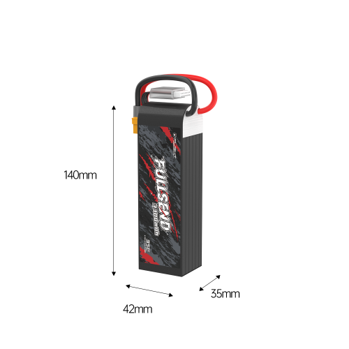 Аккумулятор Fullsend 6S 3300mAh 95C — высокопроизводительная LiPo батарея с разъёмом XT60