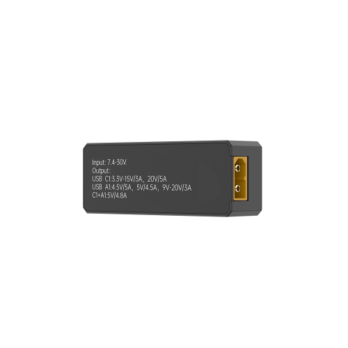 PD100W многофункциональный адаптер питания USB-C/USB-A 100Вт