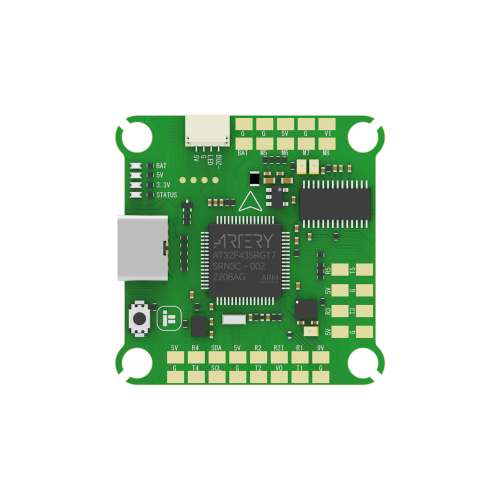 BLITZ ATF435 полётный контроллер 30.5×30.5 мм с ICM42688 и 32MB Blackbox