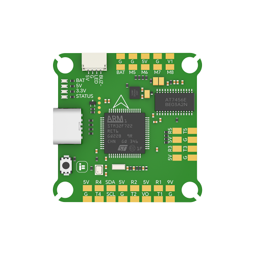 BLITZ F7 V1.2 полётный контроллер 30.5×30.5 мм с ICM42688, DPS310 и DJI-коннектором