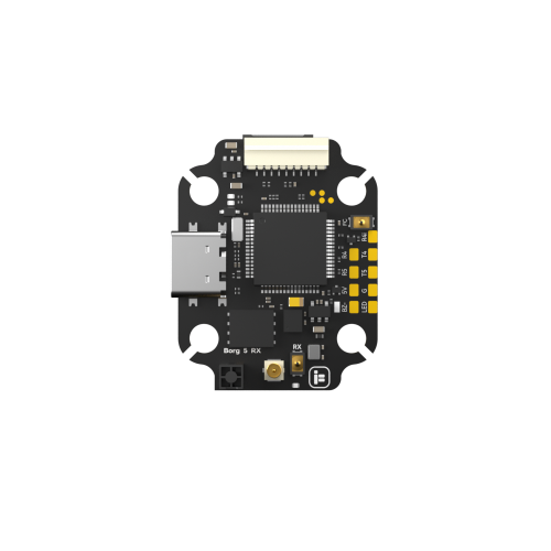 Borg 5S RX Flight Controller — полётный контроллер 4–8S с встроенным ELRS и BEC 12V