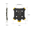 Стек полётного контроллера Borg 5S RX с ELRS и регулятором скорости 60R 4-в-1 60A BL32 4–8S