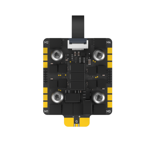 Стек полётного контроллера Borg 5S RX с ELRS и регулятором скорости 60RS 4-в-1 60A BL32 4–8S