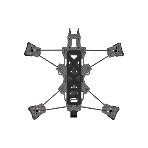 Ультралёгкая и сверхжёсткая рама для FPV-дрона 7 дюймов AOS UL7 V5 для дальних полётов