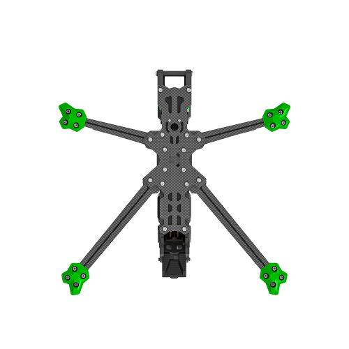 Рама 6-дюймовая для FPV-дрона iFlight Nazgul Evoque F6 V2 O4 Frame Kit