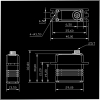 Серво CLS01MP мини 9.3 кгсм с Coreless мотором и полным металлическим редуктором