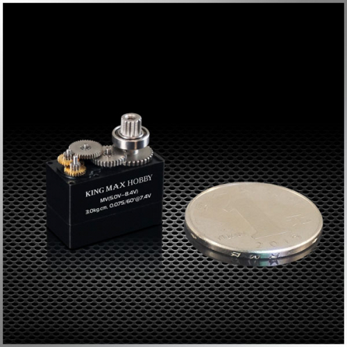 Серво CLS0207M микро 3 кгсм программируемое с Coreless мотором и стальными шестернями
