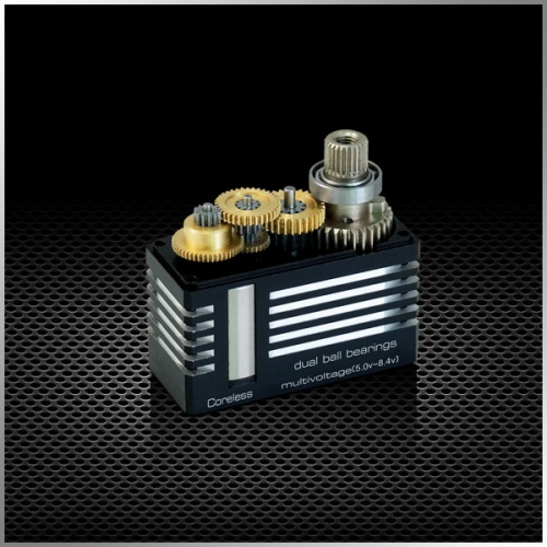 CLS4406HHV — мини серво 7.5 кг·см, алюминиевый корпус, Coreless мотор, для хвоста вертолёта 500 класса