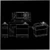 Высоковольтный цифровой серво DCS5213CHV 13.6 кг·см с металлическими шестернями и влагозащитой