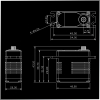 Серво K8S с усилием 75 кг·см, бесщеточным мотором и стальными шестернями