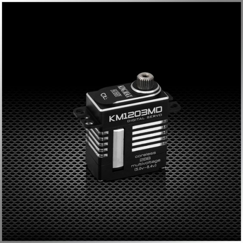 Мини серво KM1203MD 10.5 кг·см с титановыми шестернями и coreless мотором