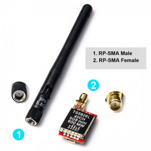 Мини FPV-передатчик AKK TS5828L 600 мВт 5.8 ГГц 40 каналов